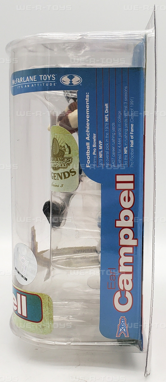 NFL Earl Campbell Houston Oilers Figure Legends Series 3 McFarlane