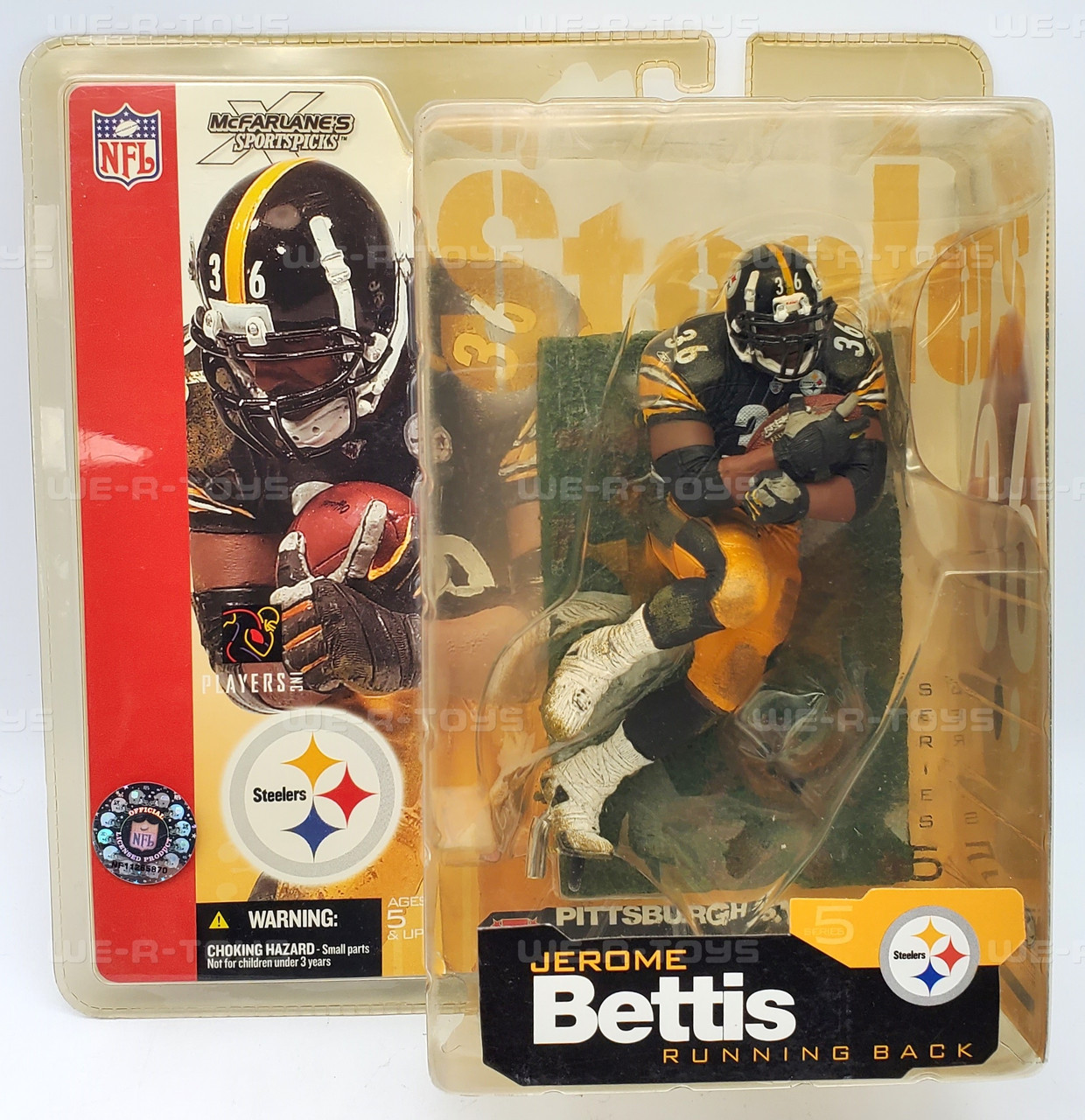 NFL Steelers Jerome Bettis Action Figure Series 5 McFarlane Toys