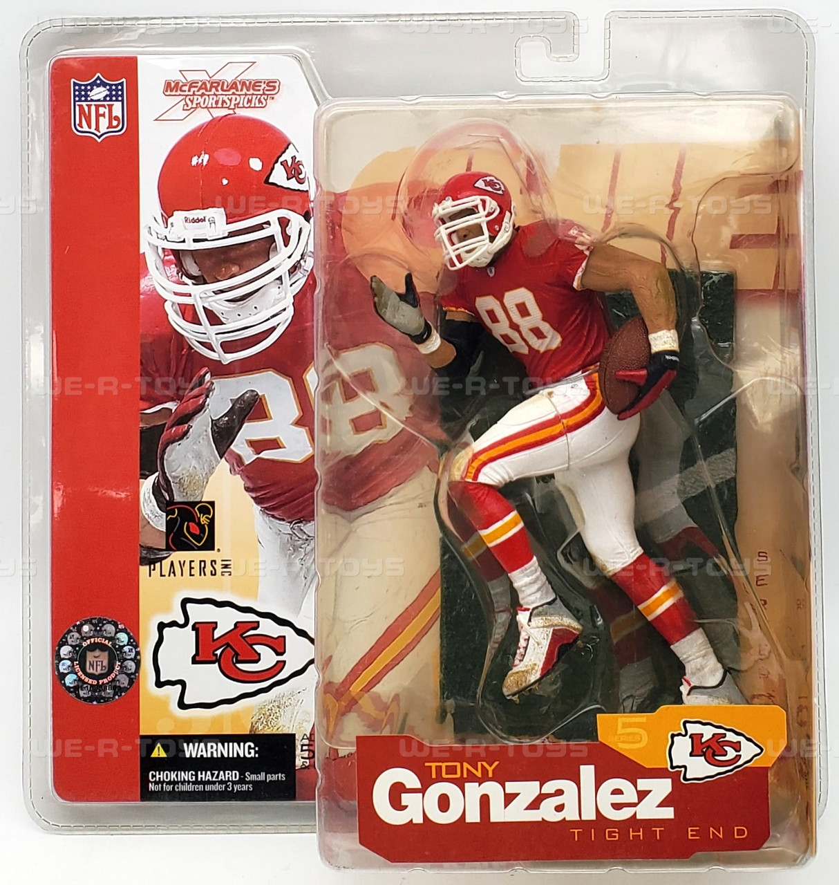 NFL Tony Gonzalez Kansas City Chiefs Series 5 Action Figure
