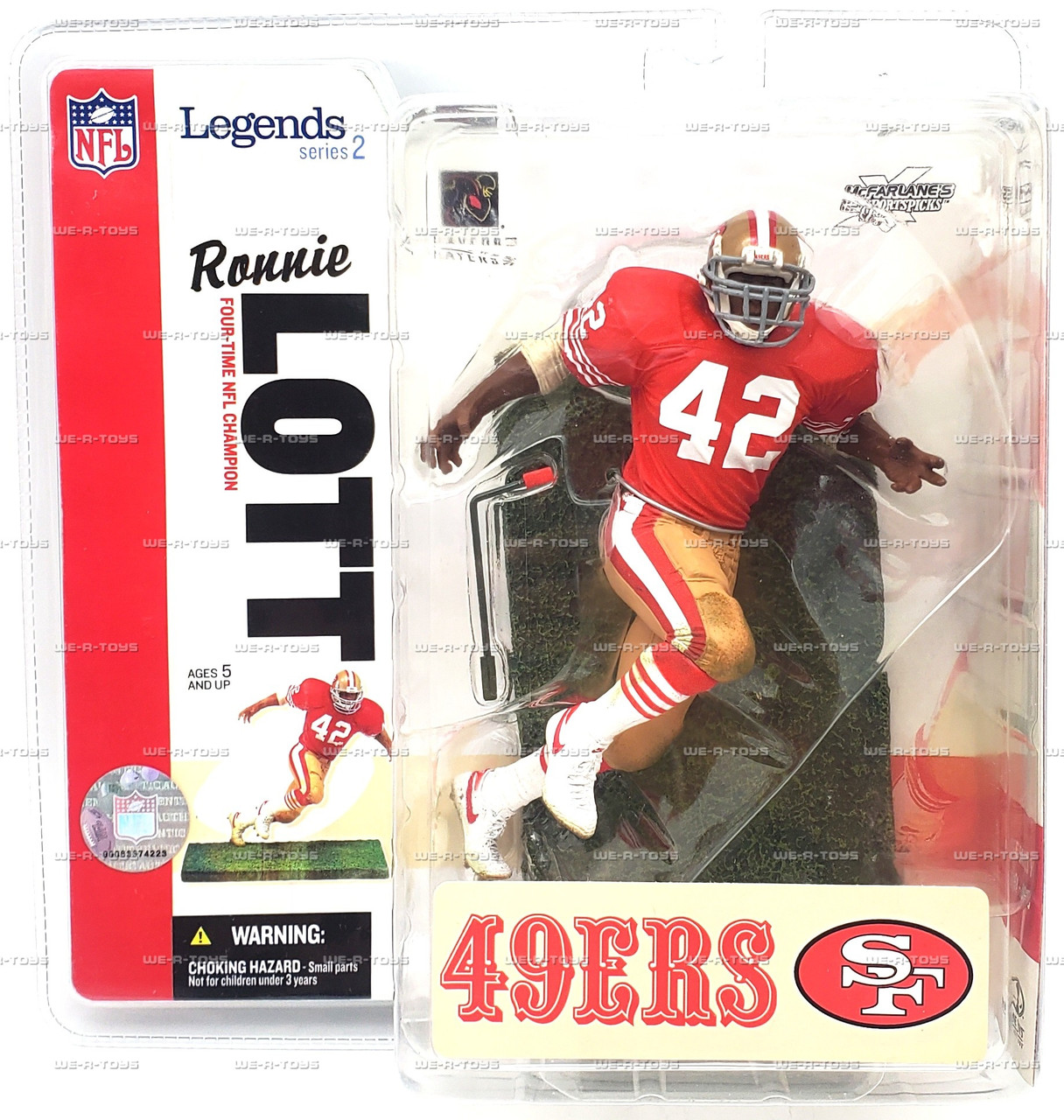 NFL Ronnie Lott 49ers Action Figure Legends Series 2 McFarlane