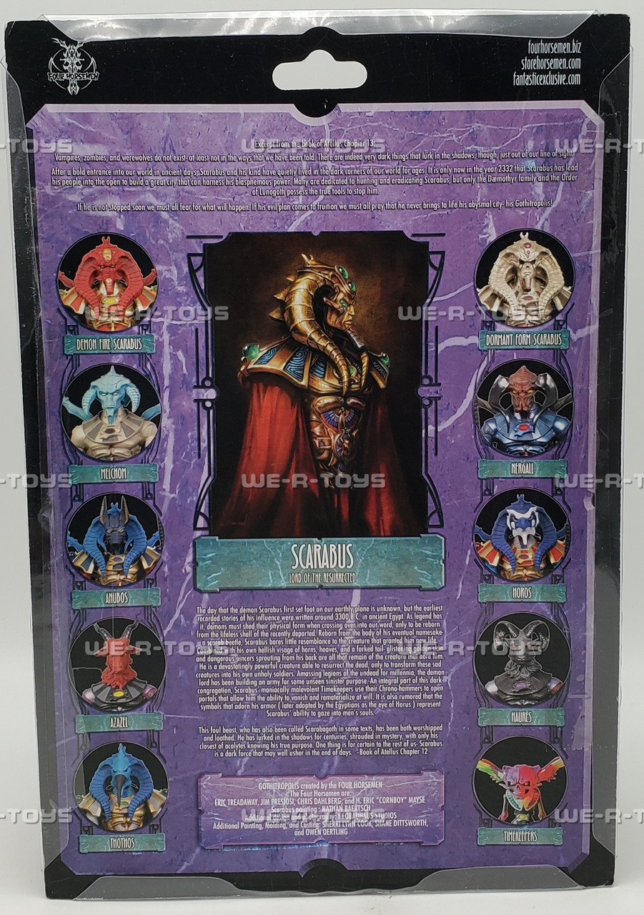 SF・ファンタジー・ホラー Four Horsemen GOTHITROPOLIS scarbus Gothitropolis Scarabus Haures Action Figure 2011 Four