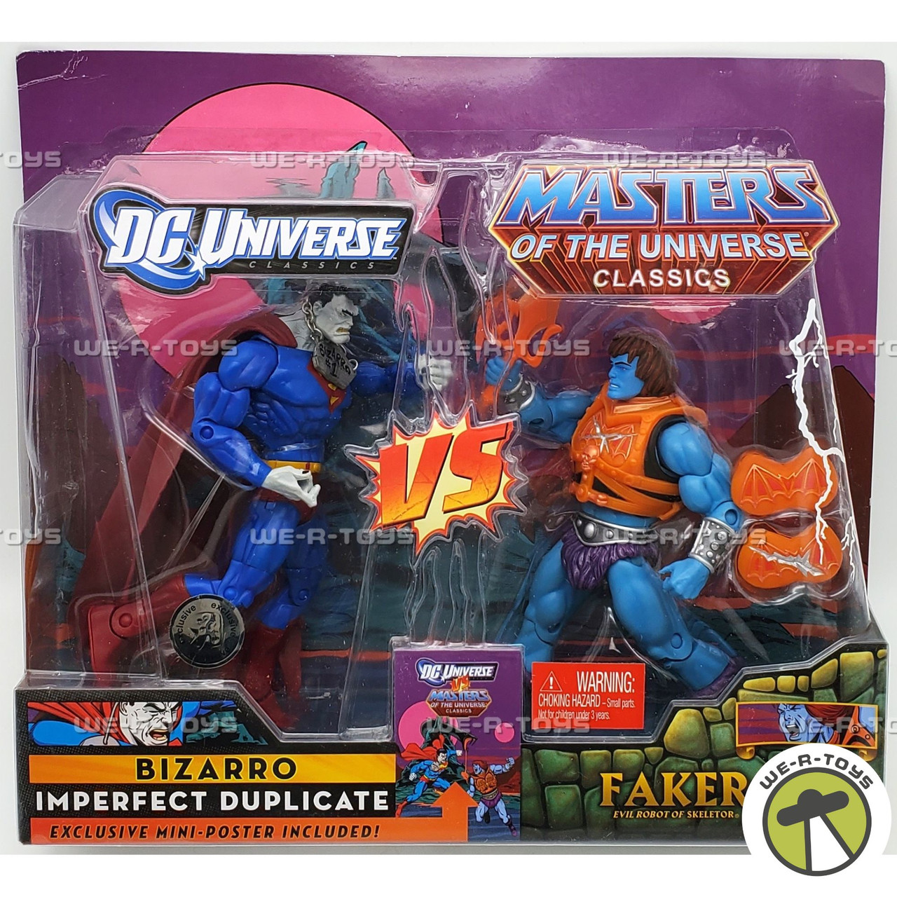 DC & Masters of the Universe Classics Bizarro Vs Faker Figures