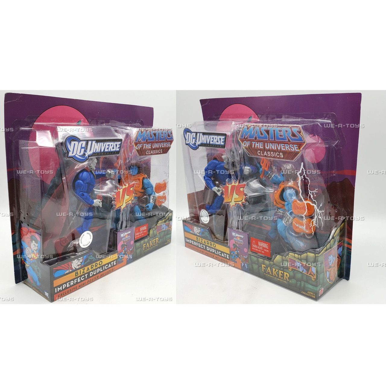 限定DC Bizarro vs MOTU Faker アクションフィギュアセット 限定DC Bizarro vs MOTU Faker アクションフィギュアセット