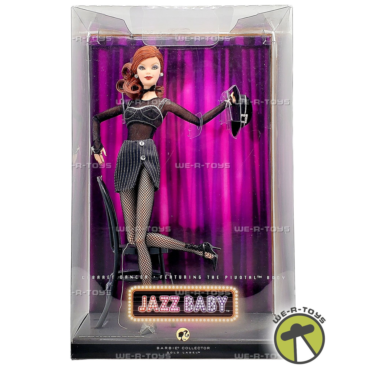 Jazz Baby Cabaret Dancer Barbie Doll Redhead Gold Label 2007