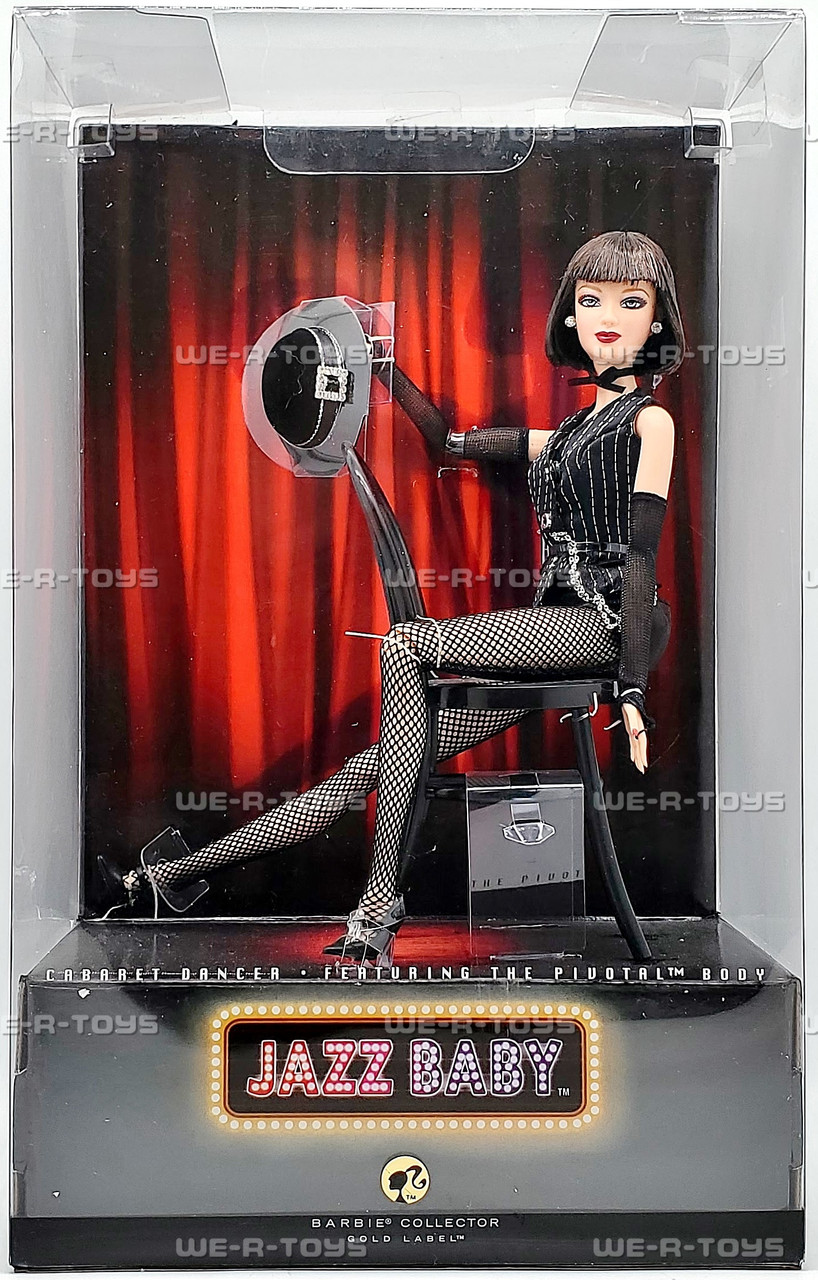 Jazz Baby Cabaret Dancer Barbie Doll Brunette with Pivotal Body