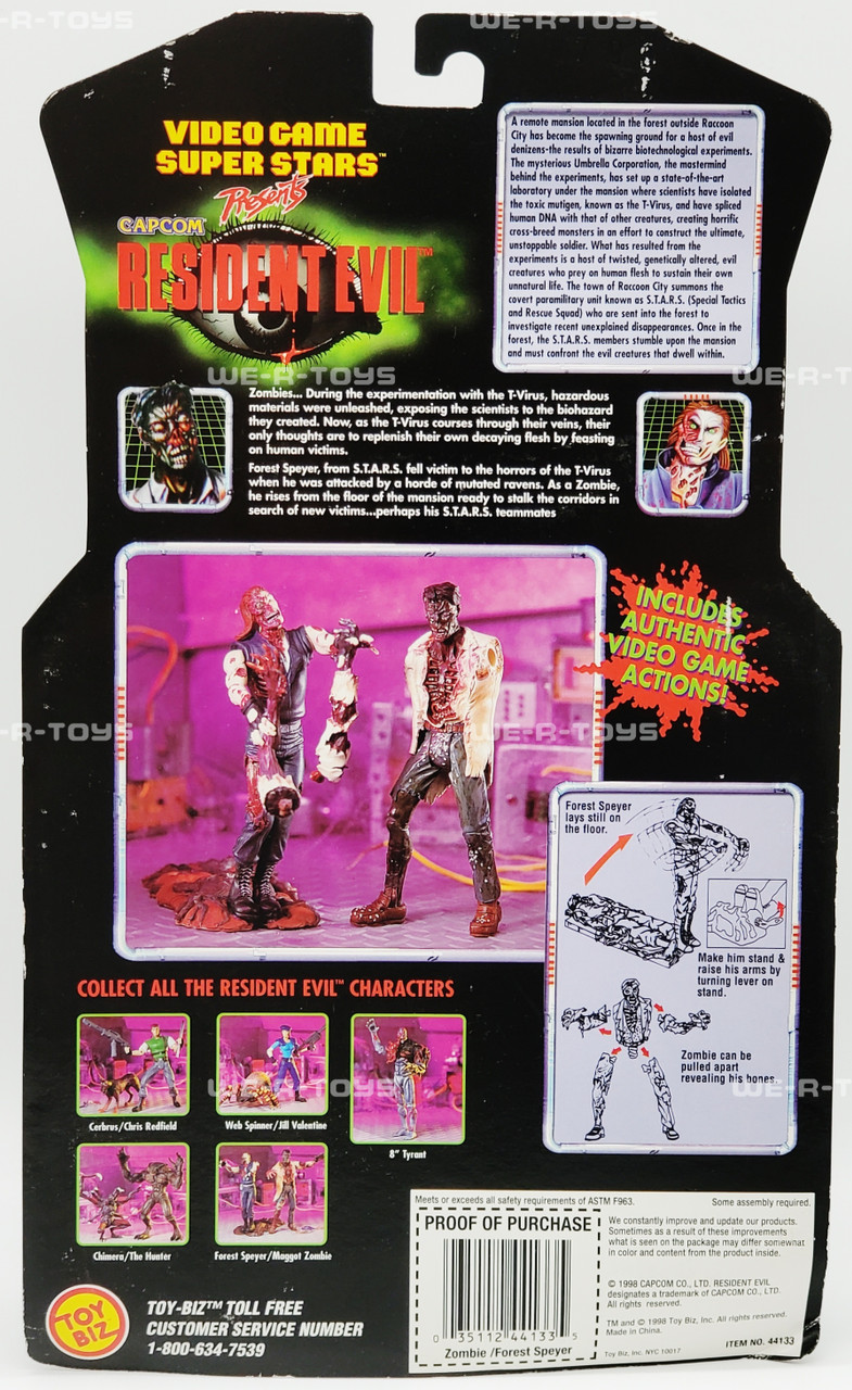 Capcom's Resident Evil Zombie & Forest Speyer Action Figures