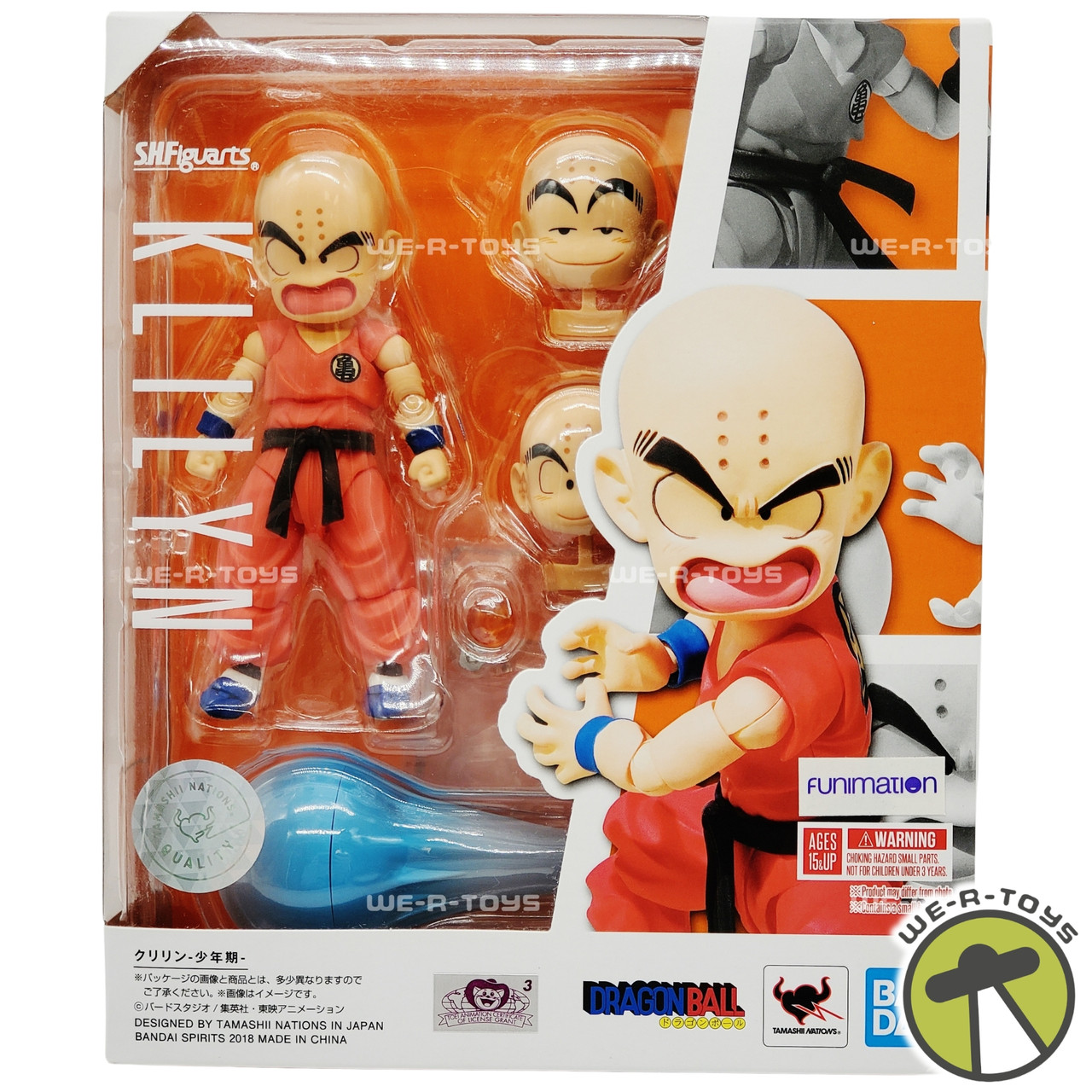 Bandia S.H.Figuarts The Early Years Krillin (Klilyn) Dragon Ball