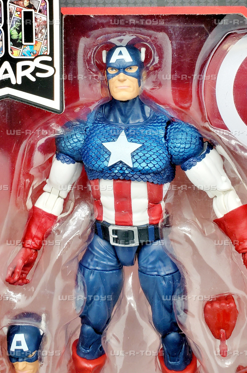 Anniversary Captain Marvel Legends Captain America Action Figure