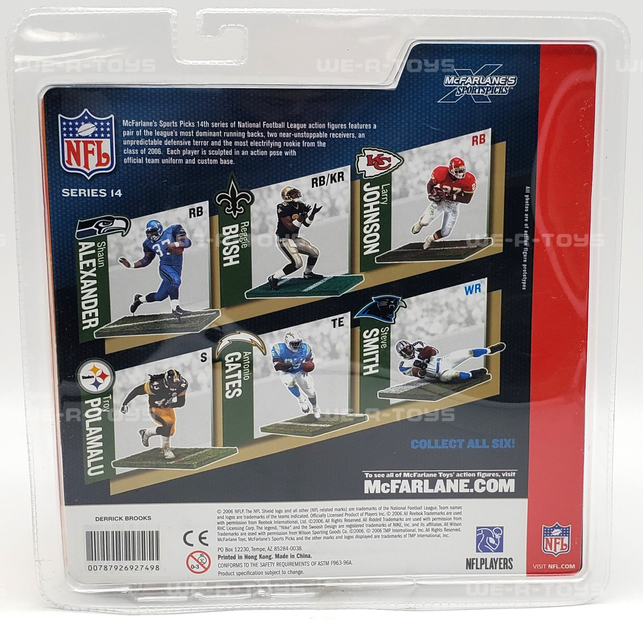 NFL Derrick Brooks Tampa Bay Buccaneers Figure McFarlane