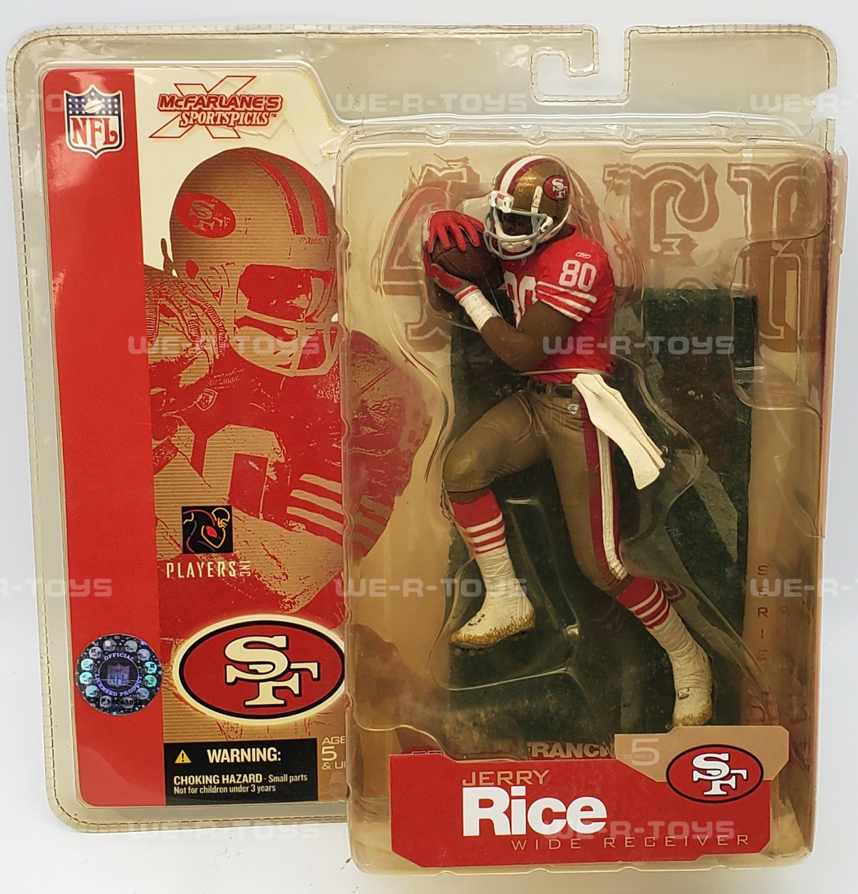 NFL Jerry Rice San Francisco 49ers Action Figure 2002 McFarlane