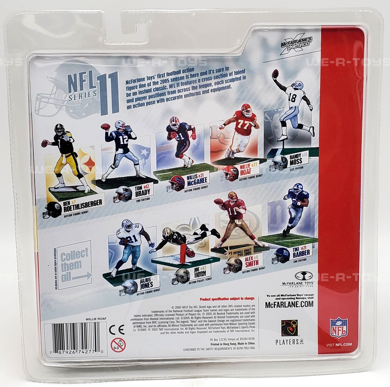 NFL Series 11 Kansas City Chiefs Willie Roaf Action Figure