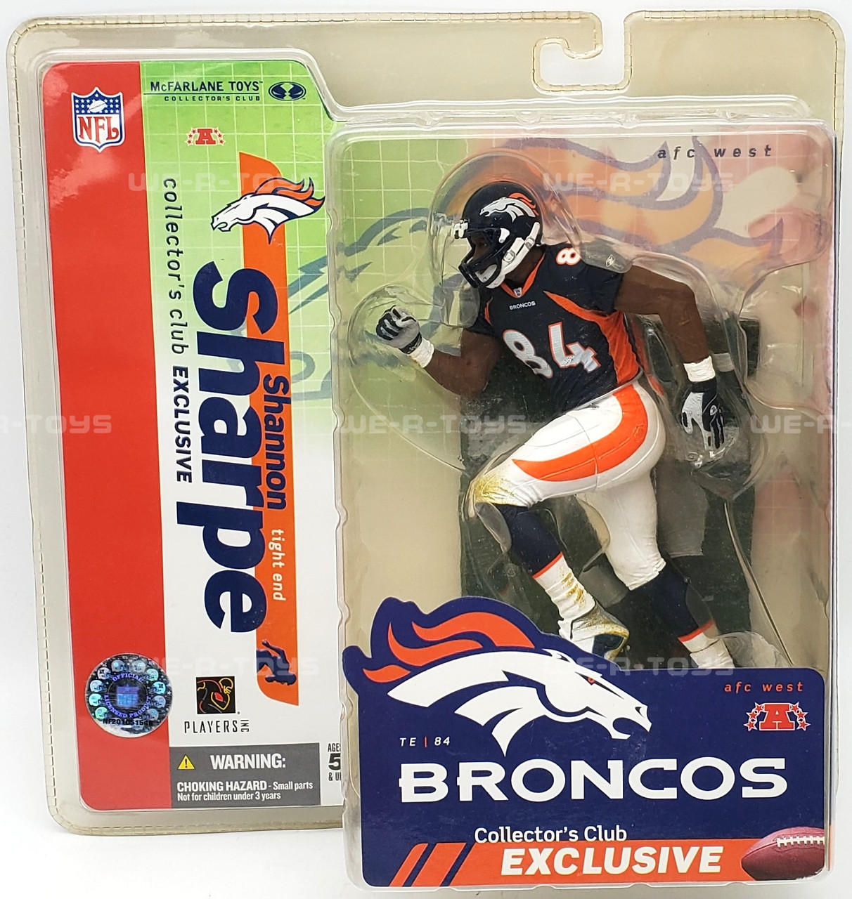 NFL Broncos Collector's Club Exclusive Shannon Sharpe Figure