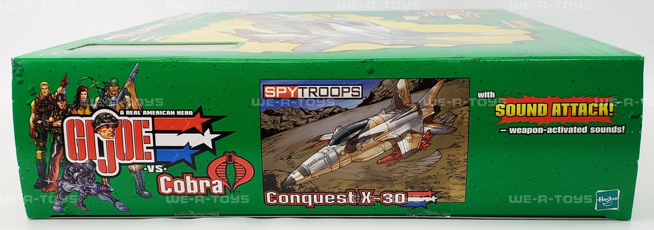 GI Joe Vs Cobra Spy Troops Conquest X-30 Vehicle & Slip Stream