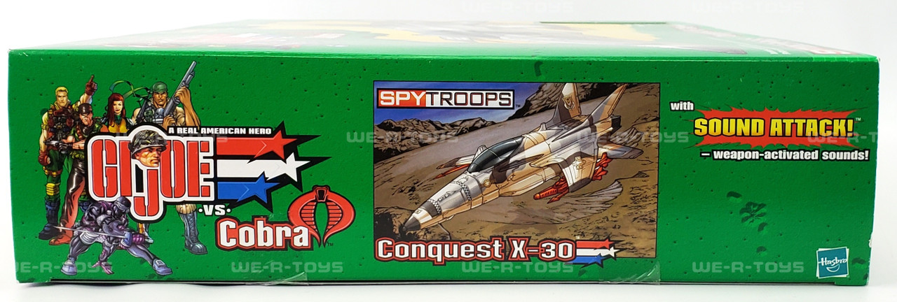 GI Joe Vs Cobra Spy Troops Conquest X-30 Vehicle & Slip Stream