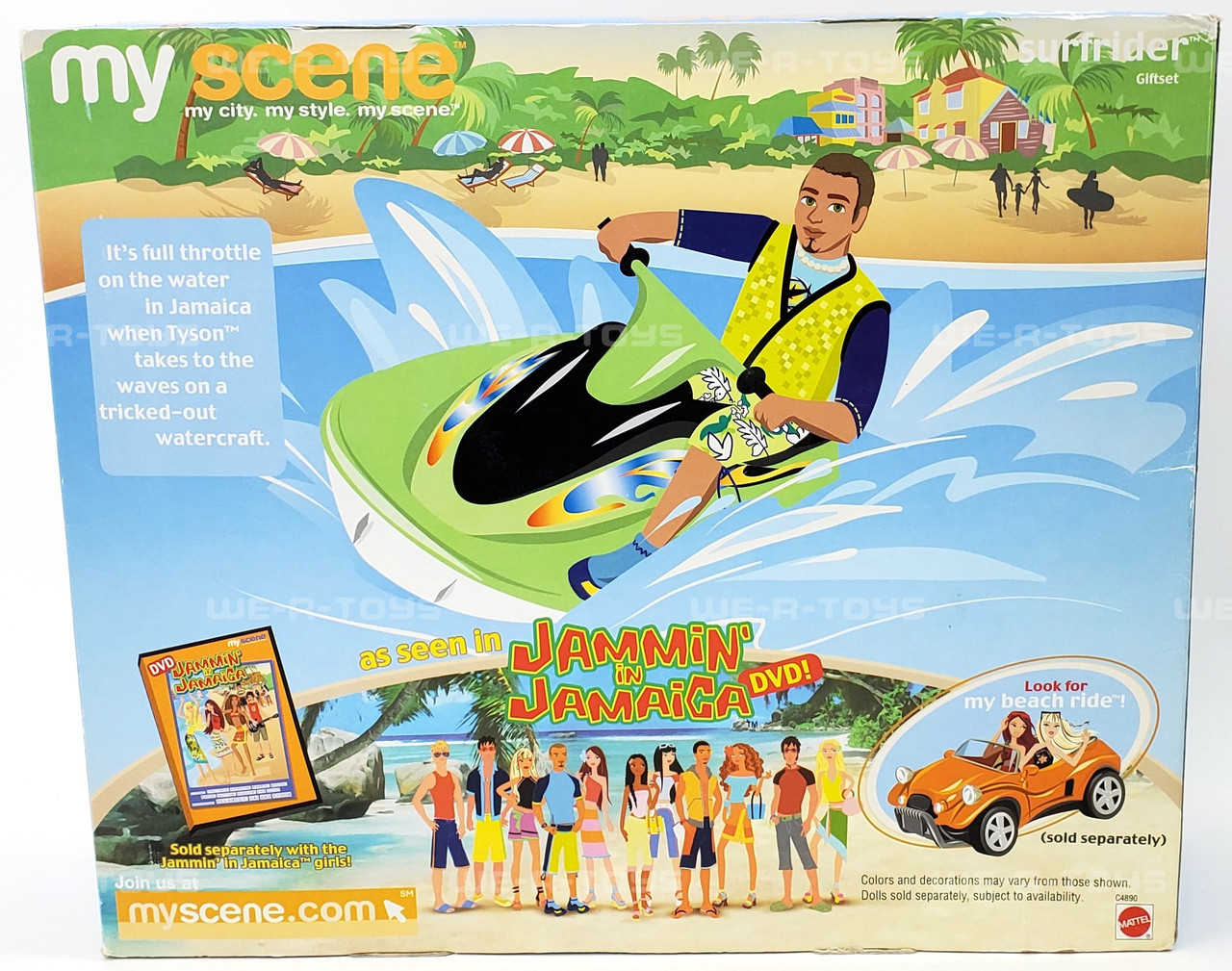 Barbie My Scene Jammin' in Jamaica Surfrider Giftset 2003