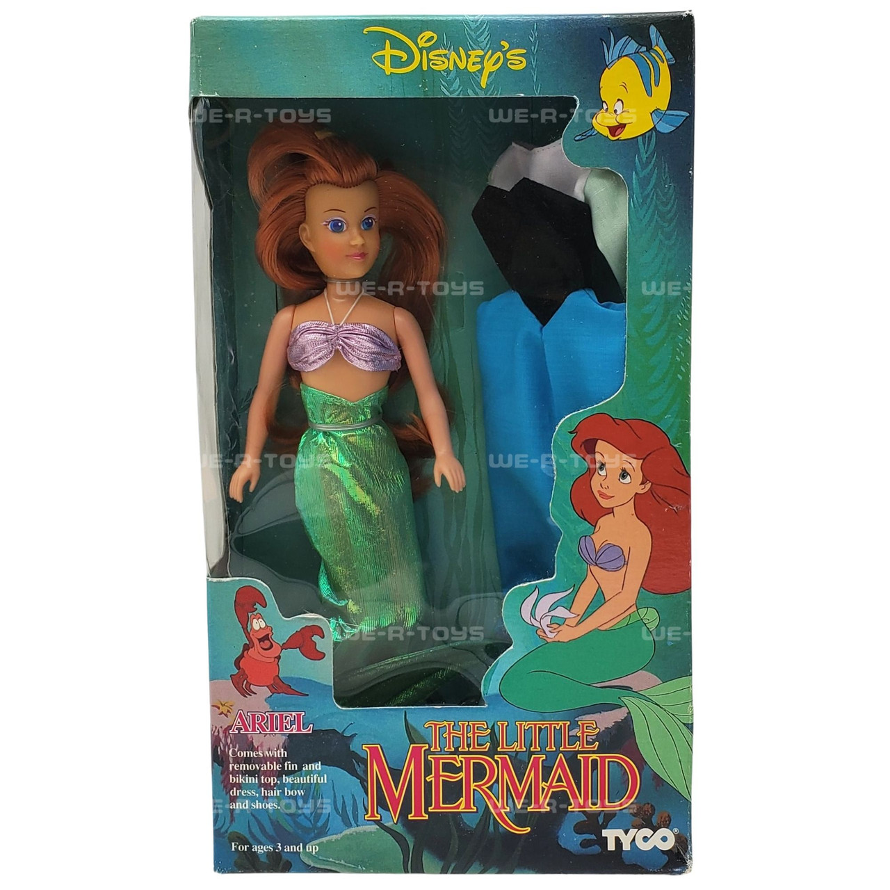 Disney's The Little Mermaid Ariel Doll Tyco 1800 NRFB We-R-Toys
