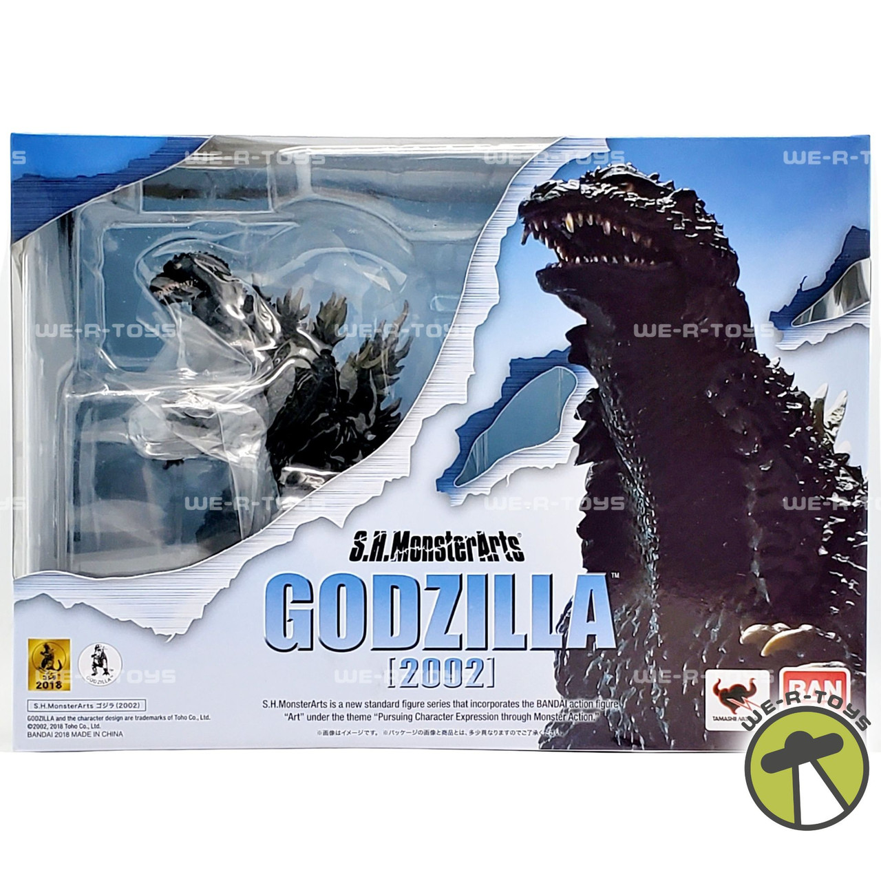 S.H. MonsterArts ゴジラ 2002 Amazon.com: Tamashii Nations S.H. MonsterArts Godzilla (2002