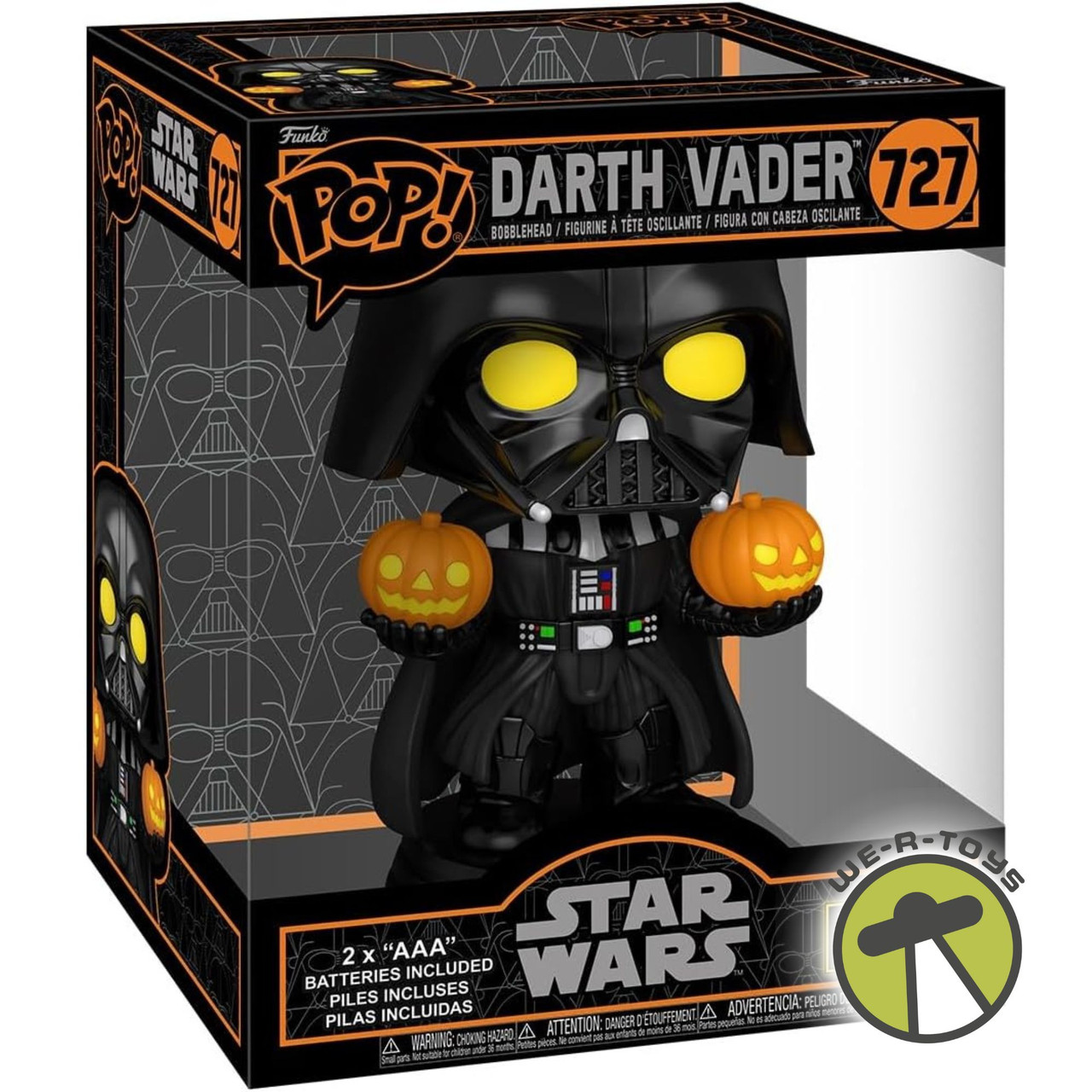 Funko Pop DLX 727 Star Wars Darth Vader Lights Up Bobblehead
