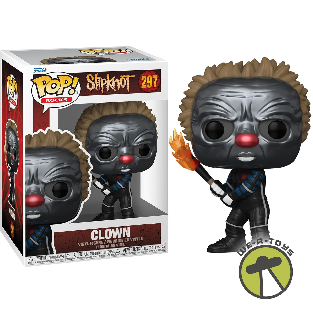 Funko Pop Rocks 297 Slipknot Clown Vinyl Figure 2023 - We-R-Toys