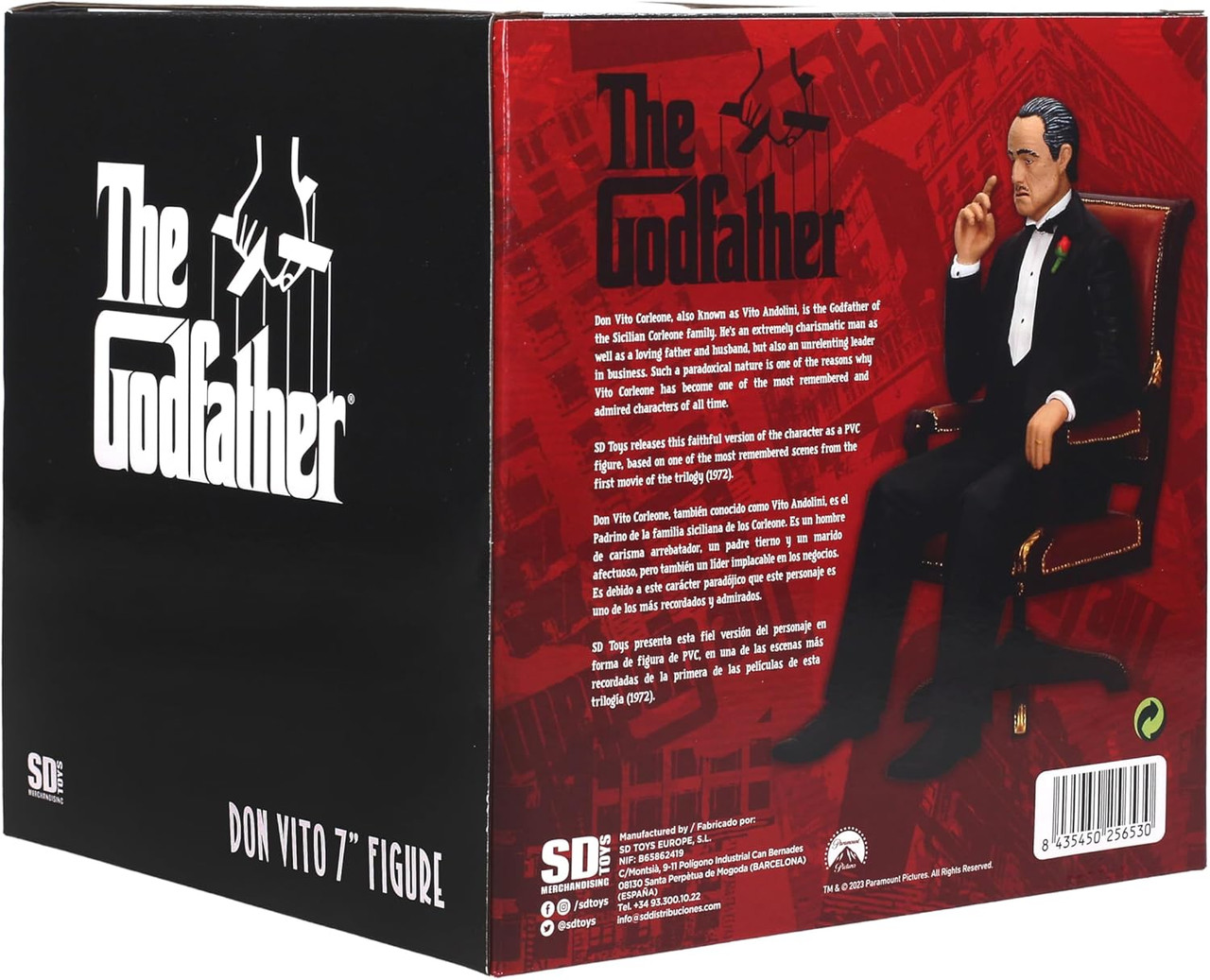 The Godfather Don Vito 7IN Action Figure Movie Icons SD Toys