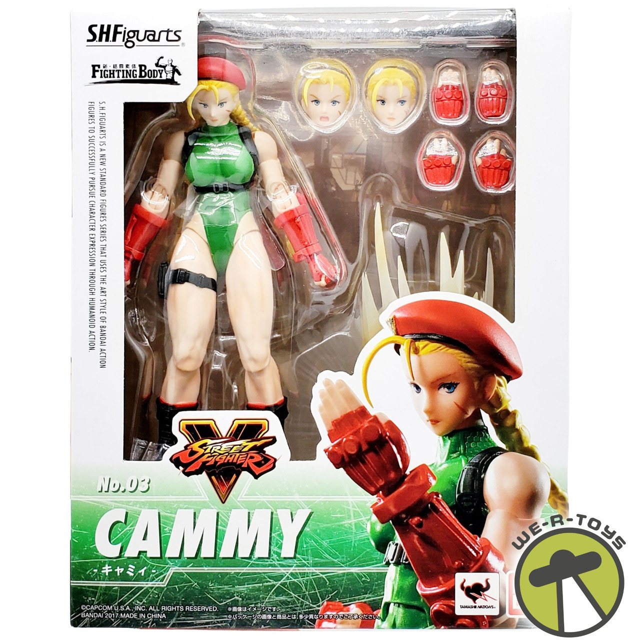 SHFiguarts CAMMY No.03 フィギュア Street Fighter V Cammy S.H. Figuarts 5.7 inch Figure No. 03
