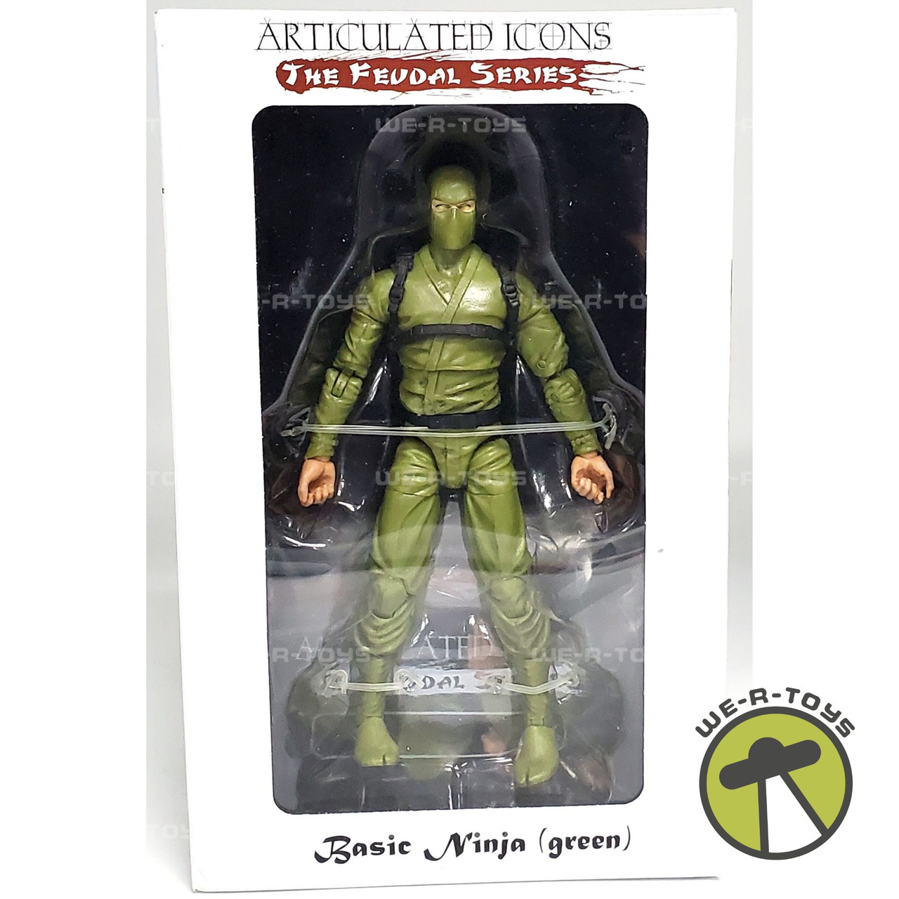 The Fwoosh Articulated Icons Feudal Series Basic Ninja Green