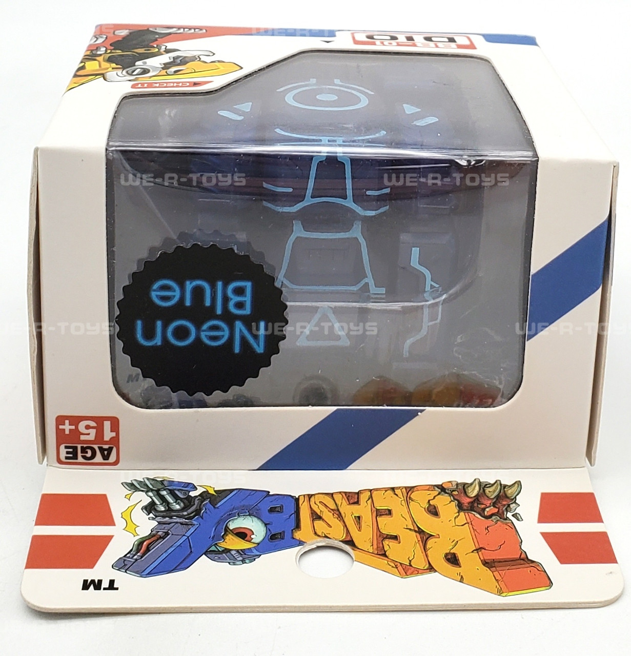BeastBox BB-01 D10 Neon Blue Transforming Mech-Box To