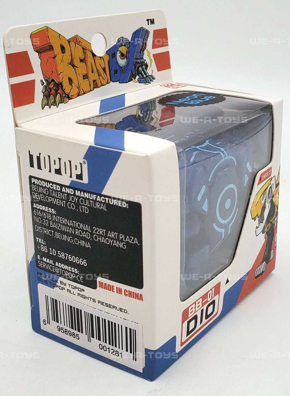 BeastBOX デルタ ネオンブルー Cube transforms into a work