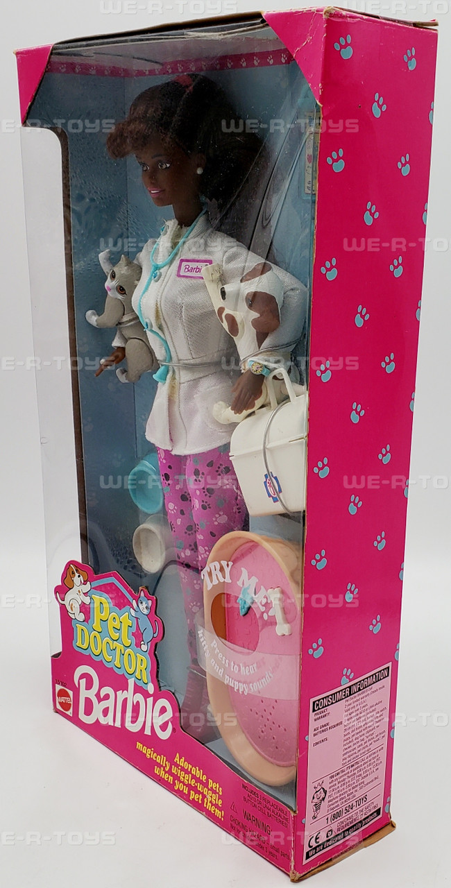 Barbie Pet Doctor African American Doll 1996 Mattel 15302