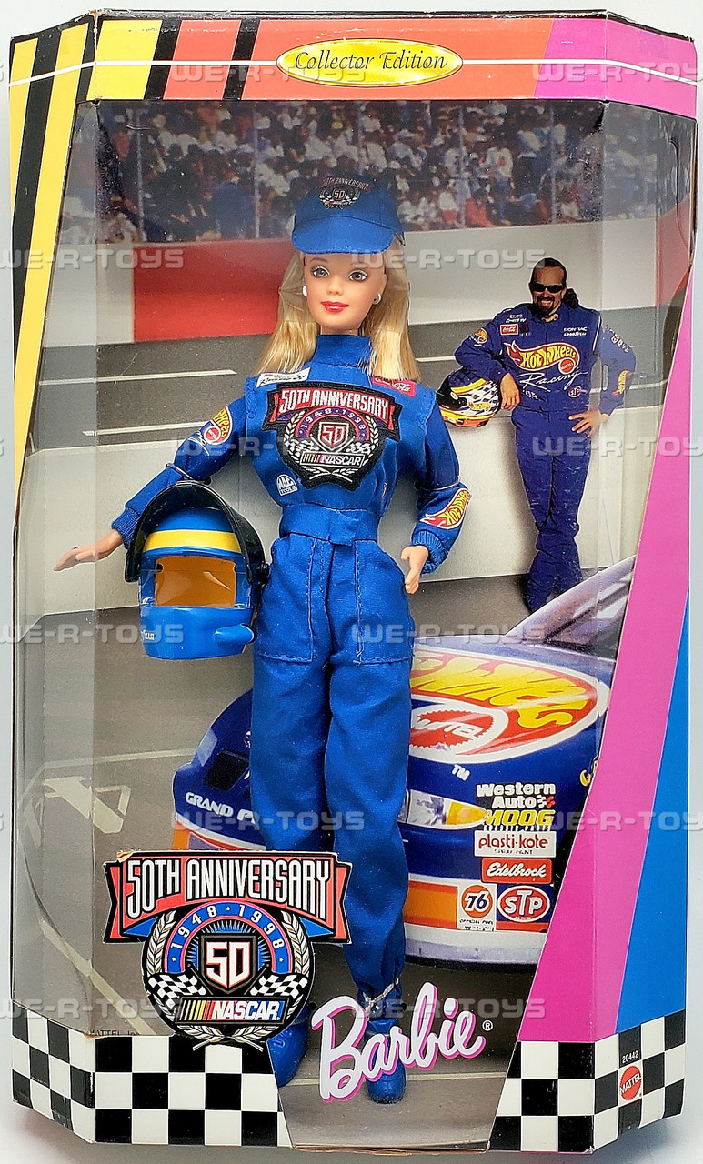 MATTEL - ナスカー・バービー　NASCAR BARBIE　未開封　２品セット MATTEL BARBIE VINTAGE MCDONALDS NASCAR OFFICIAL #94