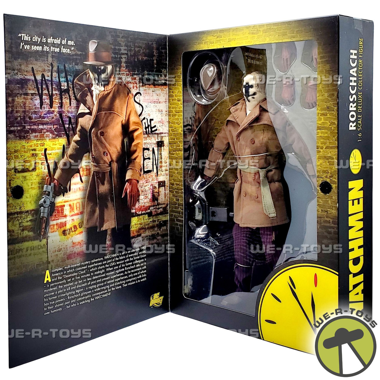 DC Watchmen Rorschach Deluxe Collector Figure DC Direct - We-R-Toys
