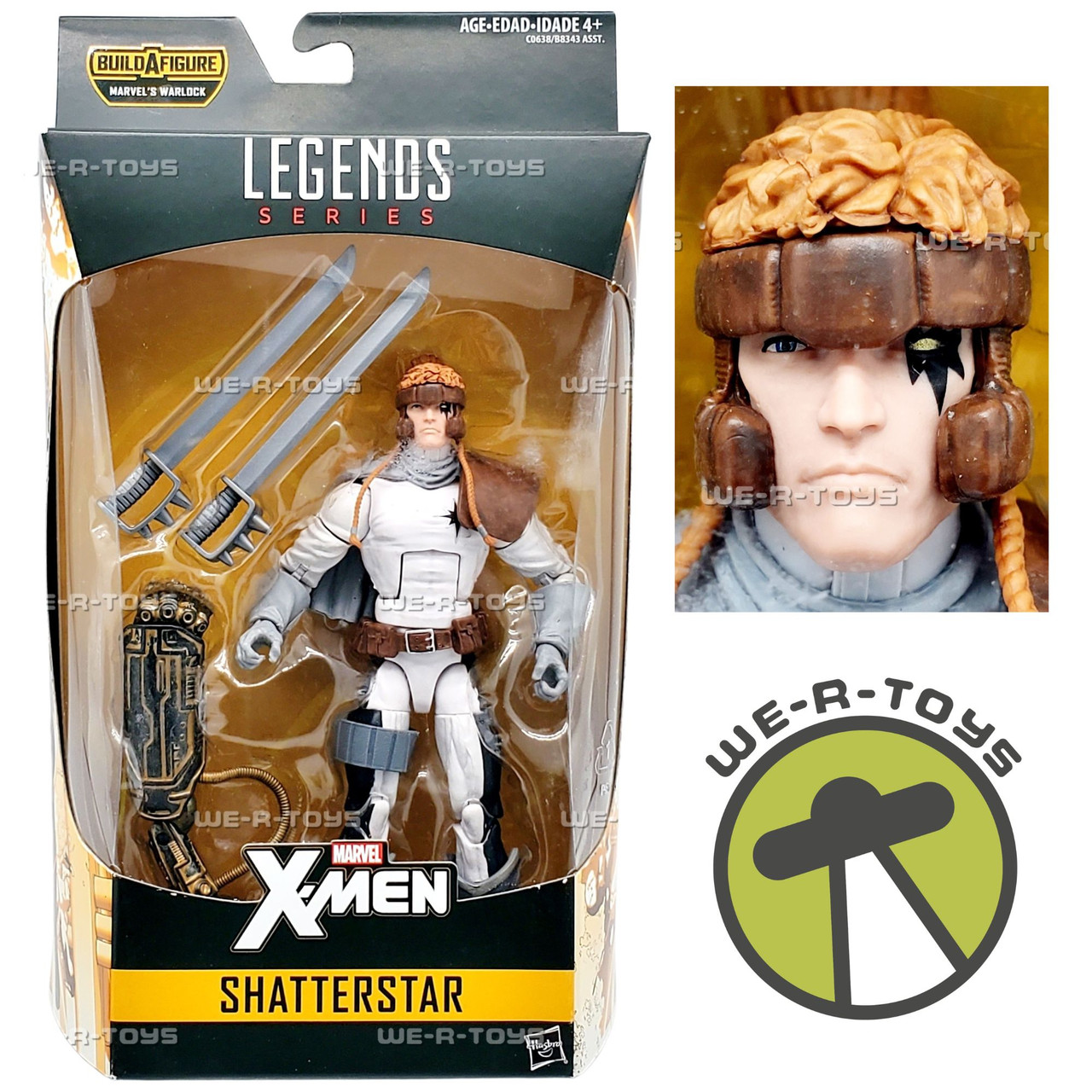 Marvel Legends Series Shatterstar Action Figure 2016 Hasbro C0638
