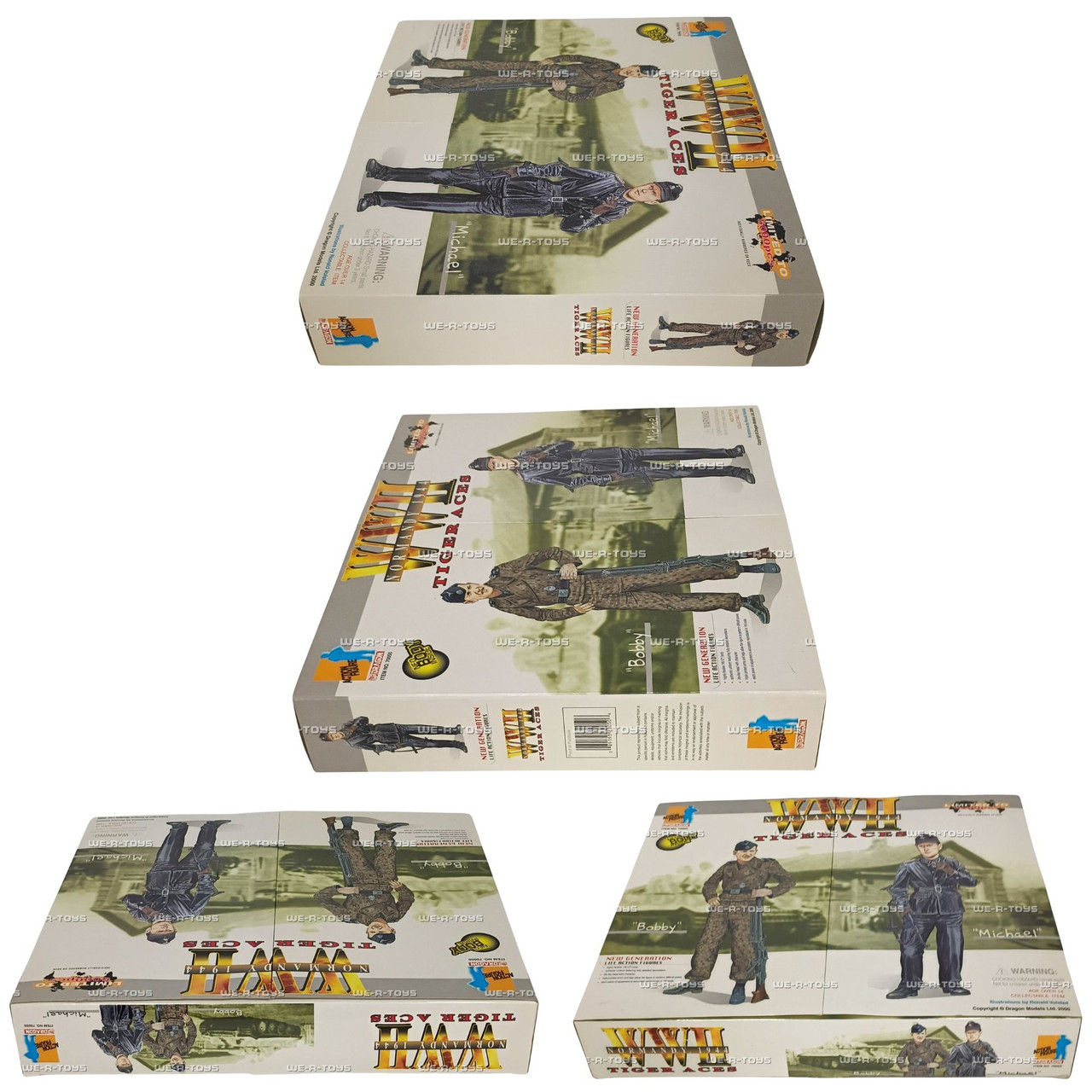 Dragon WWII Normandy 1944 Tiger Aces Bobby & Michael Action