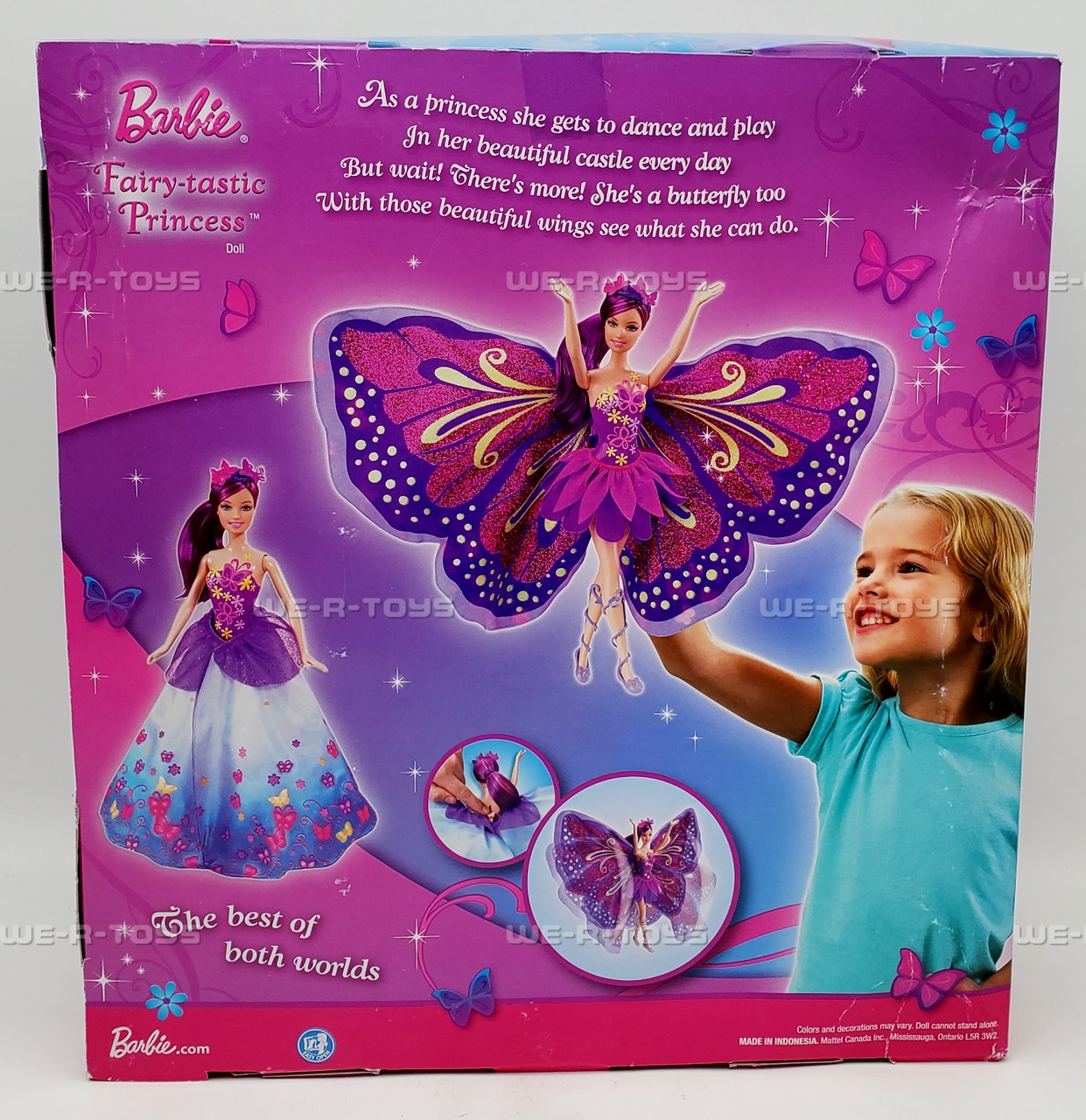 Barbie Fairy-tastic Princess Doll 2008 Mattel P6564 NRFB