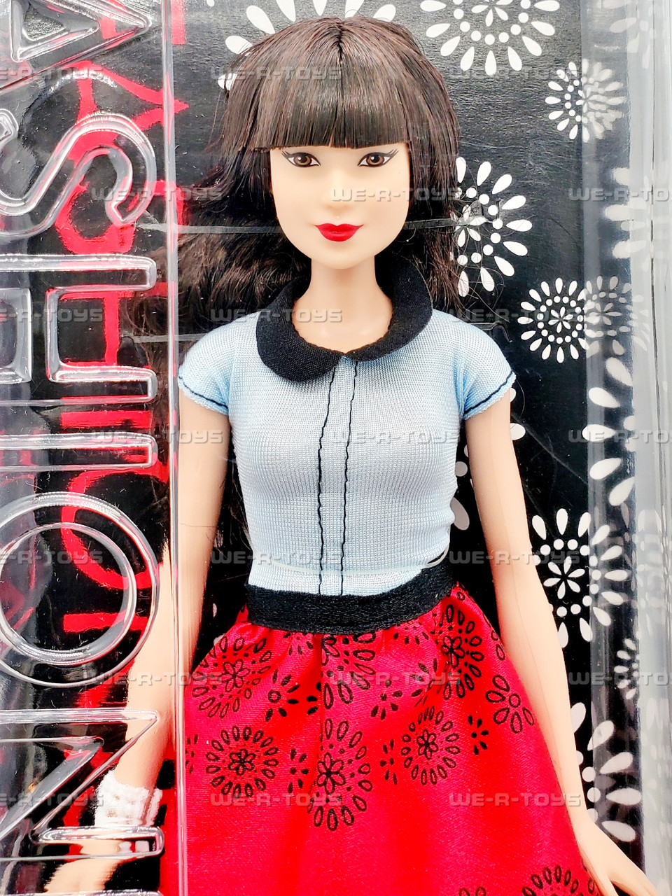 Barbie Fashionistas Ruby Red Floral No 19 Doll 2015 Mattel DGY61