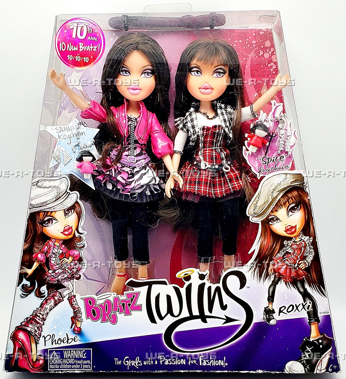 Bratz Twinz Roxxi and Phoebe Doll Set MGA Entertainment 501398