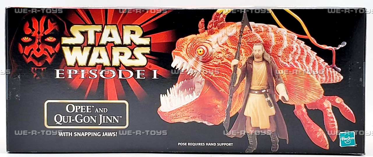 Star Wars Episode I Opee and Qui-Gon Jinn Action Figure 1998