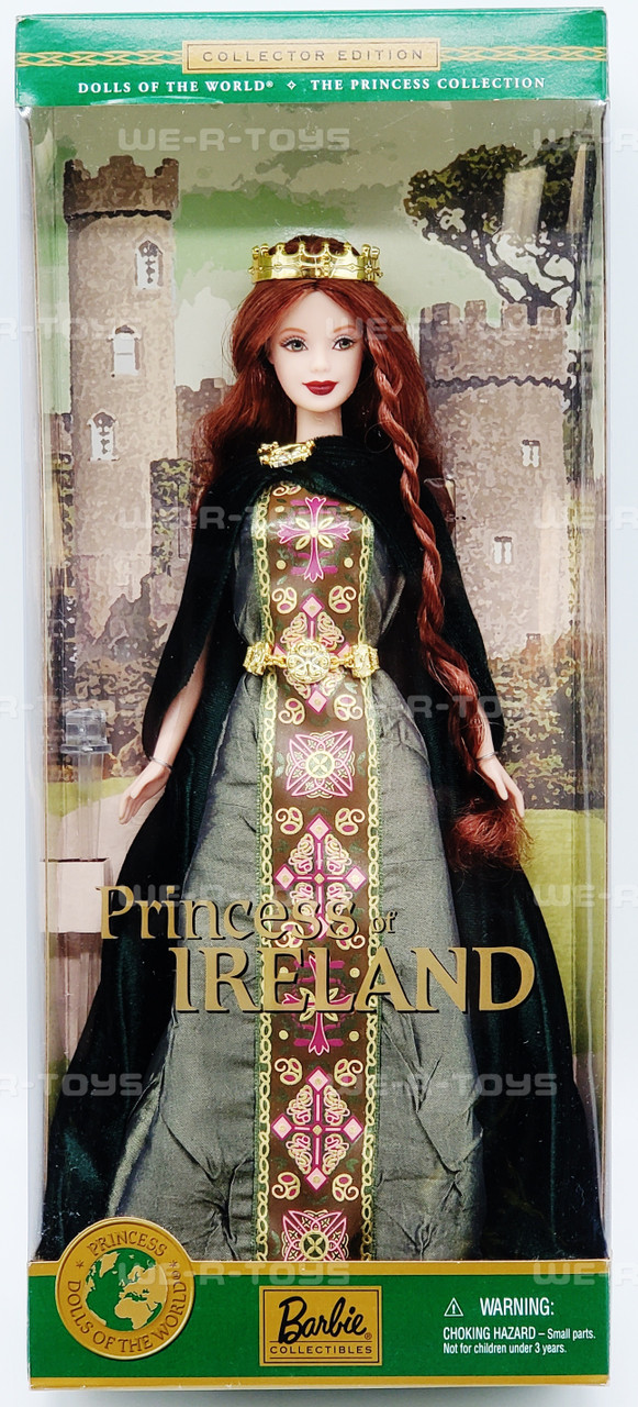 Princess of Ireland Barbie Dolls of the World The Princess Collection 2001  NRFB