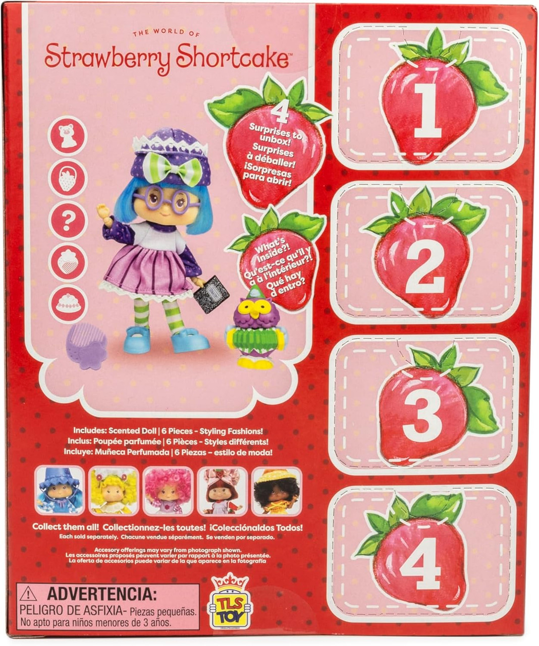 Strawberry Shortcake Plum Pudding 5.5 Inch Fashion Doll The Loyal