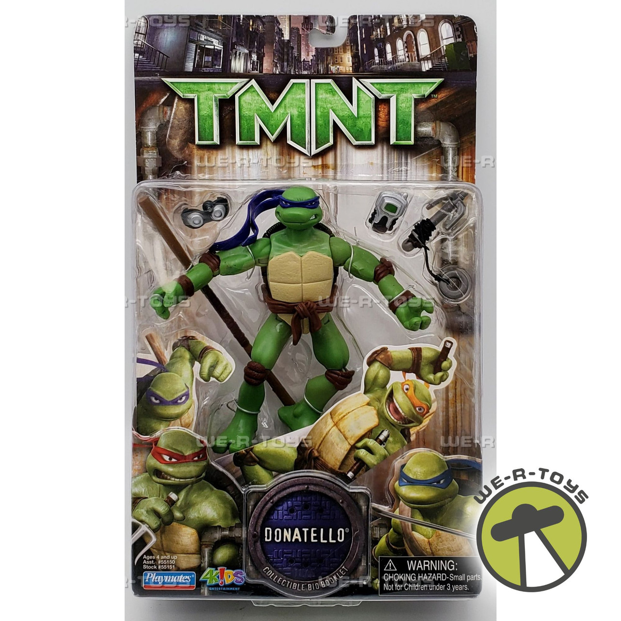 TMNT Donatello Action Figure 2006 Playmates Toys #55151 NRFP - We