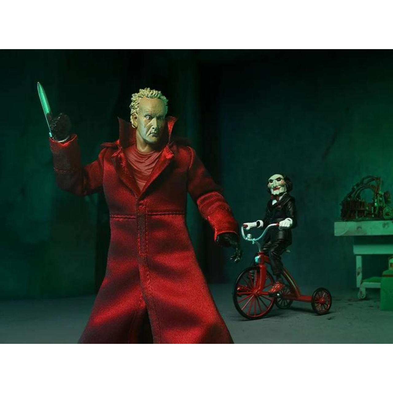 SAW Jigsaw Killer フィギュア Saw Ultimate Jigsaw Killer Red Robe Action Figure 7 Inch