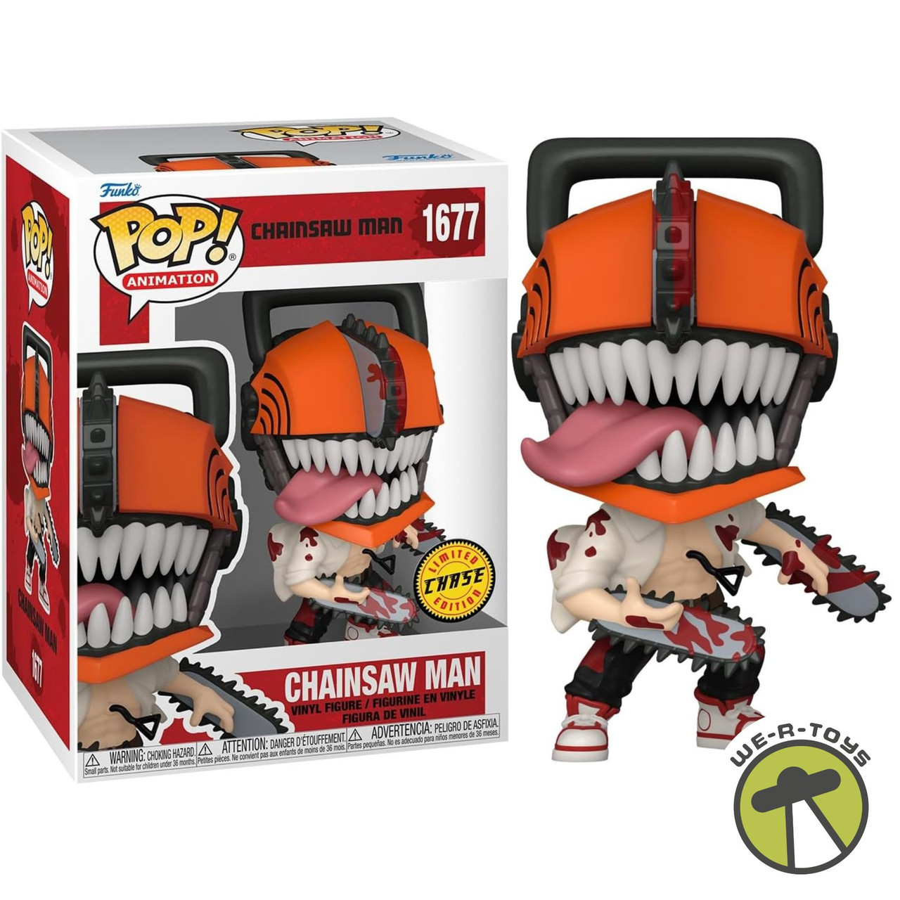 Funko Pop Animation 1677 Chainsaw Man Bloody Chase Vinyl Figure