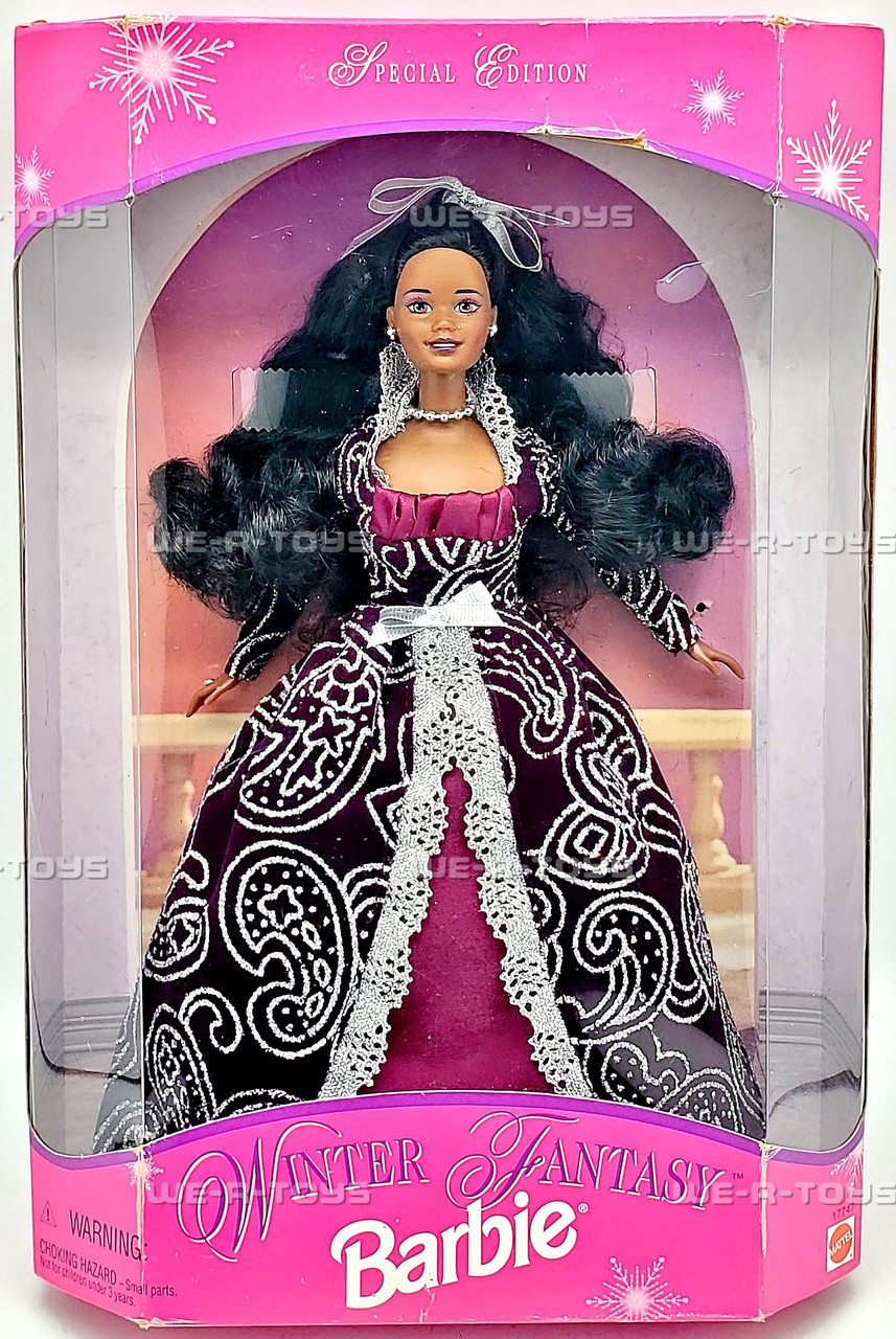 Barbie Winter Fantasy Doll African American 1996 Mattel 17747 - We