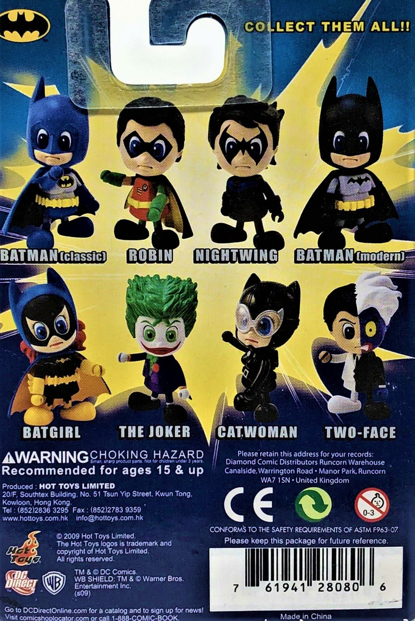 Hot Toys Batman CosBaby Batman Modern Mini Figure DC Direct 2009