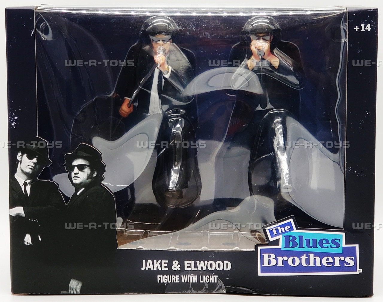 The Blues Brothers Jake and Elwood Singing on Stage 7 inch Figure