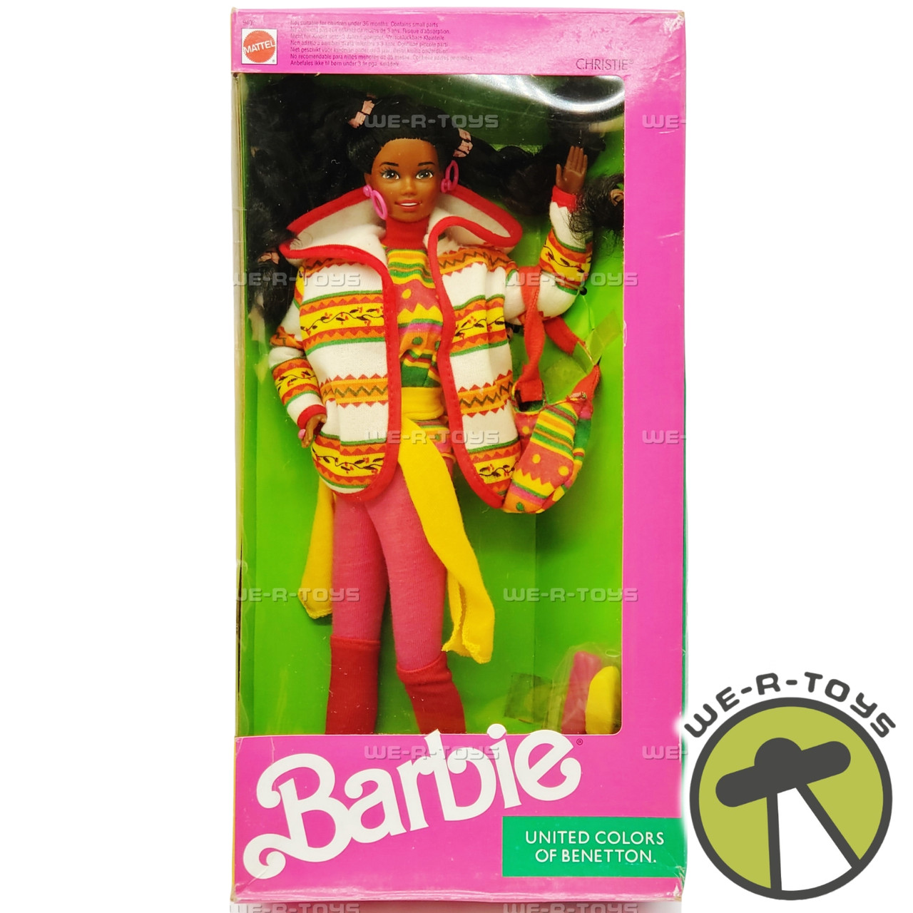 Benetton Christie Barbie Benetton 1990 Barbie United Colors Of