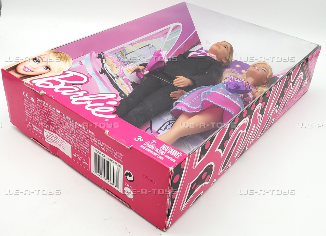 Barbie & Ken Prom Date Night Doll Set 2011 Mattel X4878 NRFB