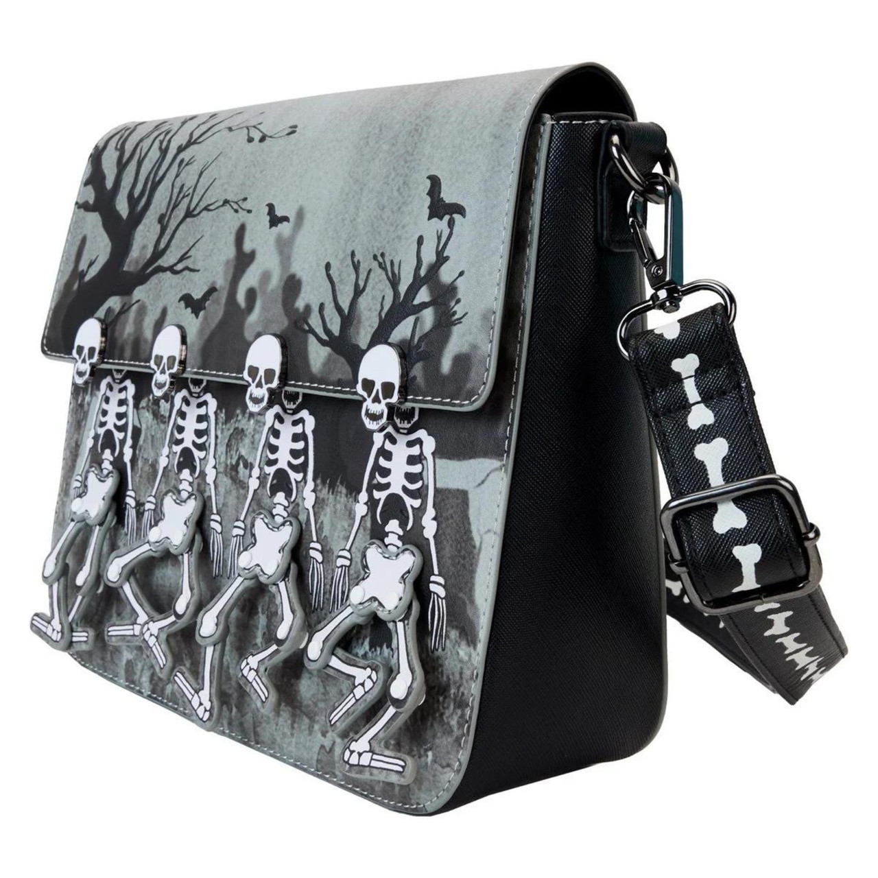 Disney The Skeleton Dance 95th Anniversary Crossbody Bag Loungefly