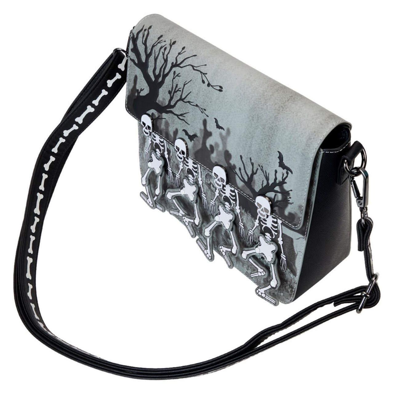 Disney The Skeleton Dance 95th Anniversary Crossbody Bag Loungefly