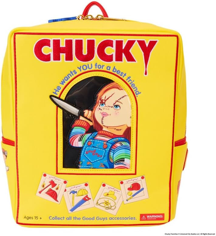 Child's Play Chucky Box Mini-Backpack Loungefly - We-R-Toys